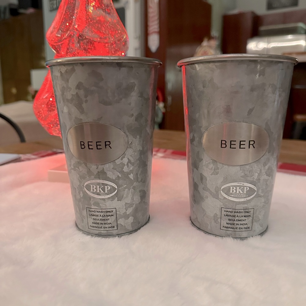 Berkshire 20oz Double Walled Stainless Steel Lined Beer Tumblers / Glass…